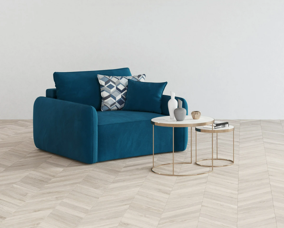 Loftowy duży fotel Vinci